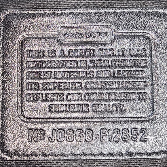 Coach Studded Lurex Black Signature Flap Duffle Crossbody Bag - Picture 10 of 14